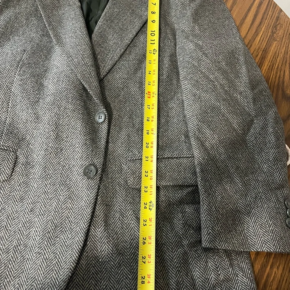 Men's‎ Gray Herringbone Blazer